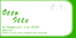 otto ille business card